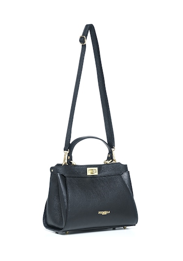 Çapraz Çanta Kadın Sharon M Piumelli Milano Bag D28 Black Siyah