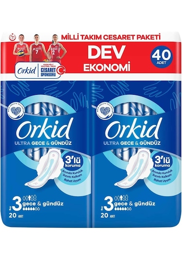 Orkid Ultra Extra Gece 40'lı Cesaret Paketi