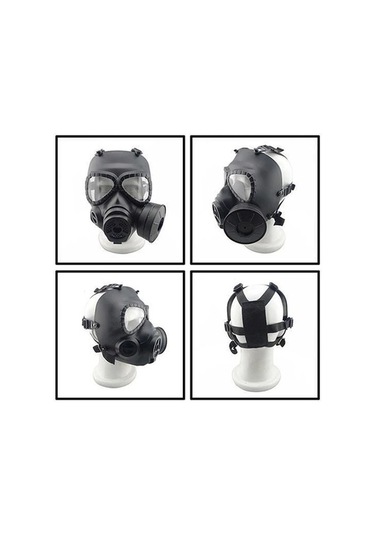 Trendooze Avcılık Cs Gaz Maskesi, Hava Tabancası Koruma Kaskı