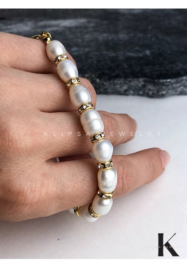 Klipsa Jewelry 20 Adet, 6 3 Mm Altın Rengi Taşlarla Süslenmiş Boncuklar İçin Ayırıcılar 243395145