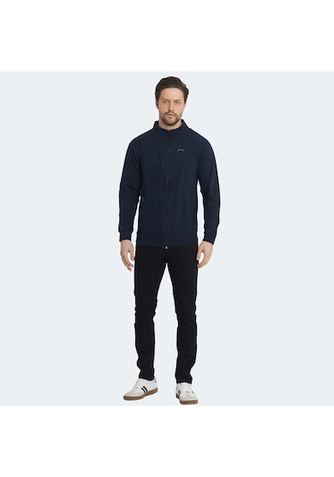 Slazenger KAGISONA IN Erkek Sweatshirt Lacivert