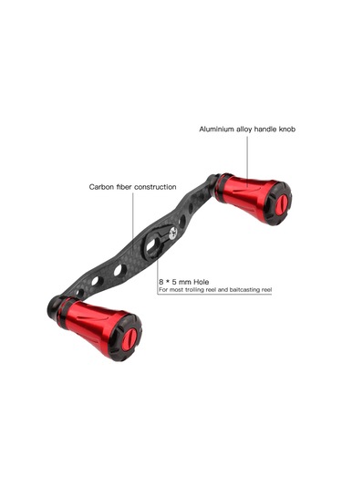 Yuntech01 Karbondioksit Ve Alyuminyum Alaşımlı Dıy Balık Makinesi Kolu - Geliştirilmiş Kullanıma Dair, Gri-siyah Rengi 5 , 11x4 Cm, 32.4g