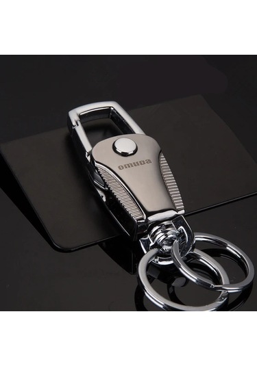 Boatshop1 Dayanıklı Çinko Alaşımlı Anahtarlık Siyah Ve Altın Tonlu Örgü Anahtarlık Dahil Araba Anahtarları İçin