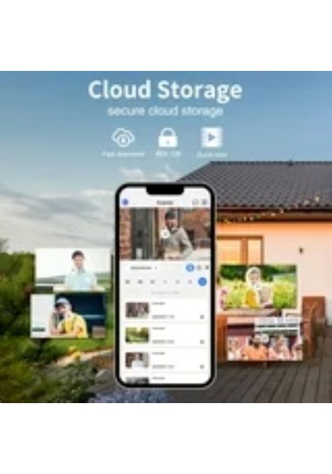Kangvka Ev Güvenliği İçin Akıllı Kamera Zili - Kablosuz Wi-fi, 1080p Hd Görüntü, İki Yönlü Ses, Gece Görüşü Ve Ip65 Su Geçirmezliği