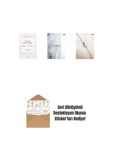 Günler Çözüldükçe + İstanbul'a + Evvel + Okuma Sticker'ları
