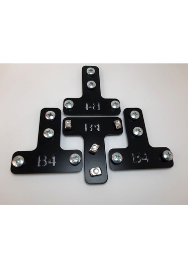 Brk Sigma Profil Uyumlu Sigma Profil Dikey Sabitleme Metali + Montaj Vida Ve Somunları