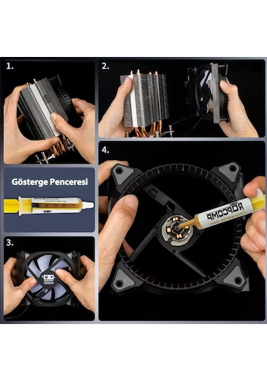 Ropcomp Cpufanoil Cpu Sıvı Soğutucu Fan Mili Yağı Cp5