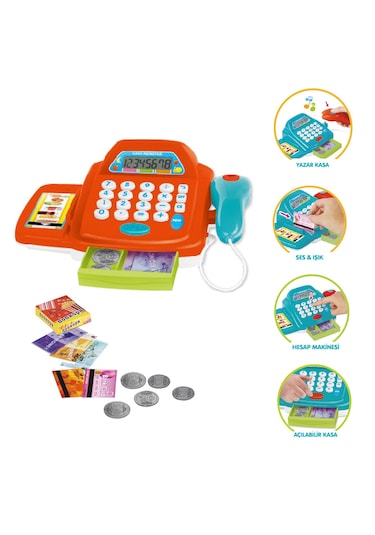 Işıklı Sesli Hesap Makınelı Yazar Kasa