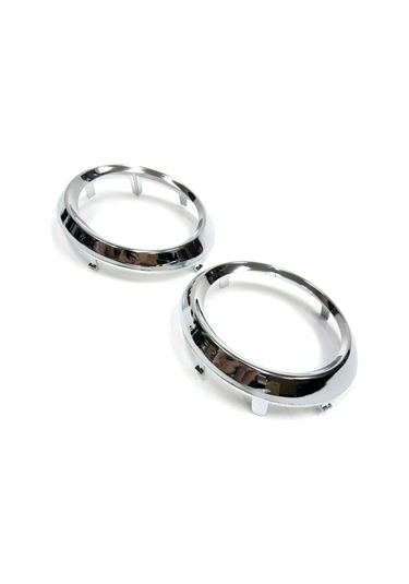 Mufunye Sienna Se 2011-2017 Ön Sol-sağ Bulut Lambası Kapağı, Krom Renkli, Direkt Değişim, Plastik Malzeme - 2 Adet