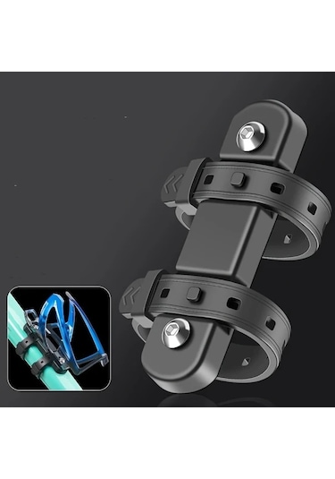 Dashanshop 2 Adet Delme Gerektirmeyen Bisiklet Matarası Kafesi + Kulp, Beyaz, Uzun Mesafe Bisiklet Aksesuarları Beyaz