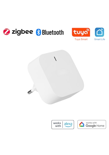 Tuya Uyumlu Zigbee + Bluetooth Hub Gateway - Köprü - Bridge