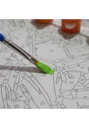 Sayılarla Boyama Tuval Seti Çıtalı 40x50 Cm - Up