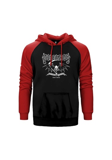 Dissection Live Rebirth Kırmızı Reglan Kol Kapşonlu Sweatshirt Kırmızı (554880203) Kırmızı