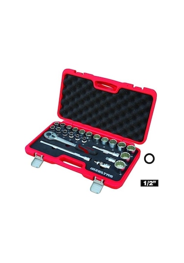 İzeltaş 1/2 On İki Köşe Lokma Anahtar Takımı 24 Parça - 1114006024