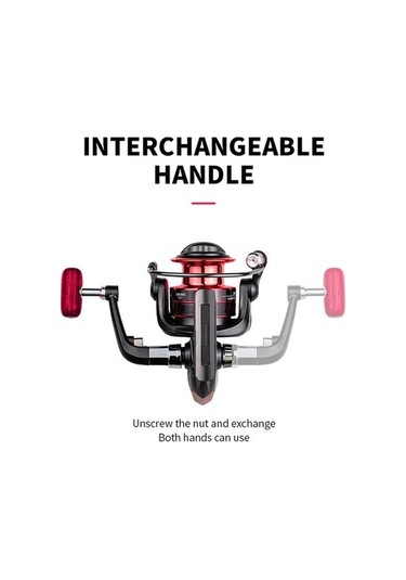 Pazly Yuvarlak Metal Makaralı Uzun Deniz Çubuğu Çapa Bobini Balık Avlama Atma Makarası İpi