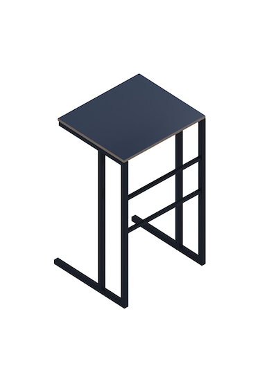 Bilgisayar Sehpası Laptop Masası Notebook Standı Füme 1410