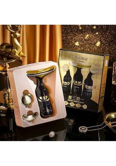 Wondernest Yüz Gençleştirme Microcurrent Masaj Cihazı, Lekeler Ve Kırışıklıklar İçin 3ın1 Foton Yeşil