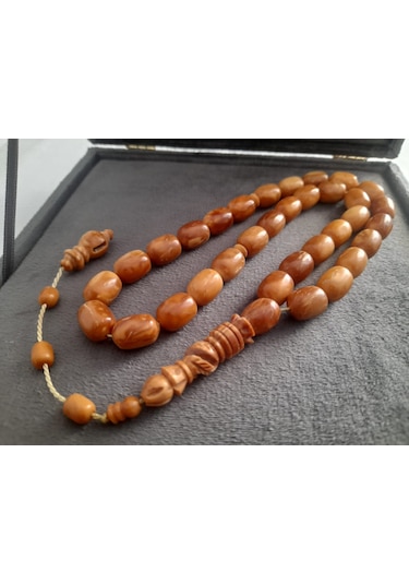 Soma Tesbih İmame Ve Hitame Oyma İşçilik Harika Büyük Boy Kuka Tesbih 10 x 14