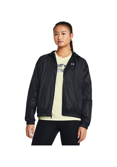 Under Armour Rival Sport Kadın Siyah Kapüşonlu Ceket Siyah
