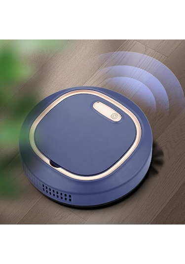 Magideal Dolıty 3 In 1 Akıllı Robot Süpürge Otomatik Temizleme Paspas Mavi