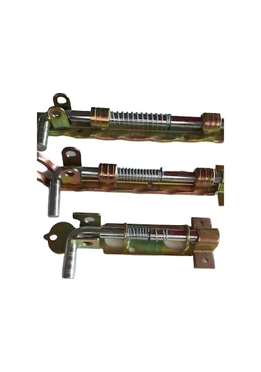 Sürgülü Kapı Kilidi Sliding Door Lock 5'li - Orta - Yaylı Ferforje