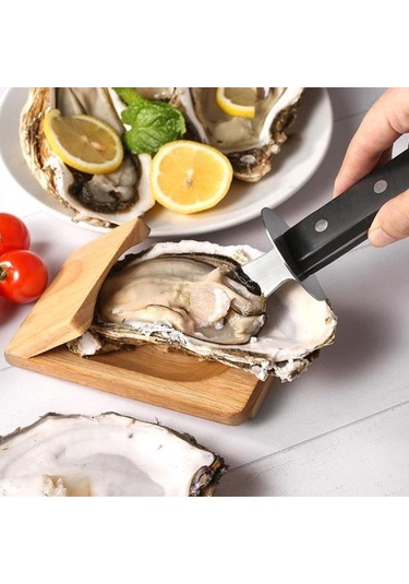 Oyster Ahşap Tepsi Çok Amaçlı Ahşap Oyster Sıkma Kelepçesi Partiler Mutfak İçin Kullanımı Kolay Deniz Ürünleri Sheller Ahşap