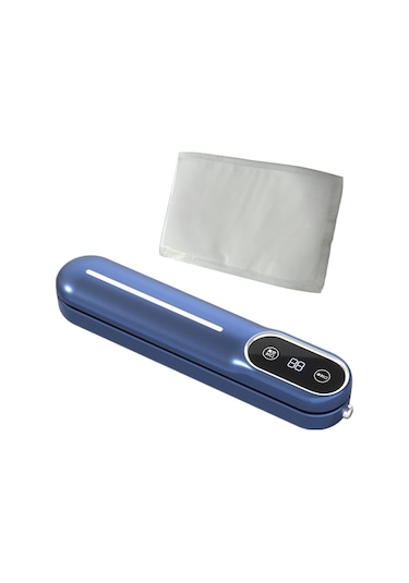 Suntek Vakum Mühürleyen Tasarrufu Gıda Paketleyici Ekmek Mavi