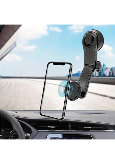 Manyetik 360 Derece Dönebilen Araç İçi Telefon Tutucu