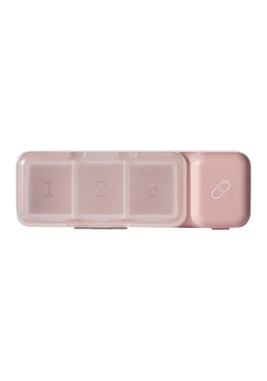 Sones Tr017 Taşınabilir İlaç Kesici Taşınabilir Mini 7 Gün Mühürlü Ayrı İlaç Kutusu Pembe