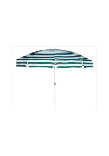 Formoutdoor Çizgili Renkli Plaj Şemsiyesi + Taşıma Çantası