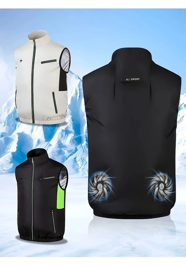 Challenger Usb Fanlı Klima Yeleği Siyah 3 Hız Ayarlı 9 Kanatlı Sessiz Outdoor Serinletme Not: Character Count İncluding Spaces İs 74