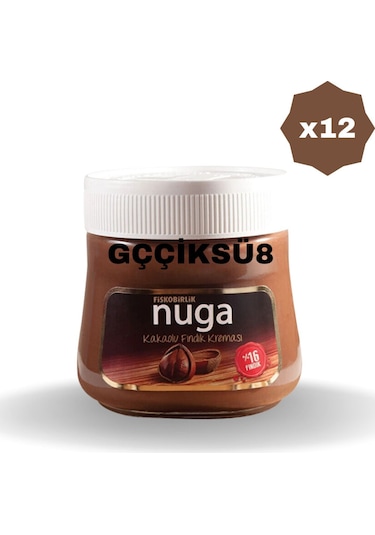 Nuga Kakaolu Fındık Kreması 350 Gr - 12 Adet