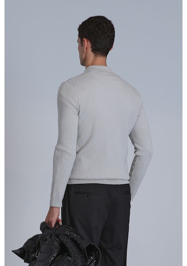 Lufian Aden Erkek Kazak Açık Gri Açık Gri 112090127100180 Açık Gri