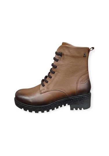 Venüs 1950838k Su Geçirmez Waterproff Topuklu Kadın Deri Bot Taba