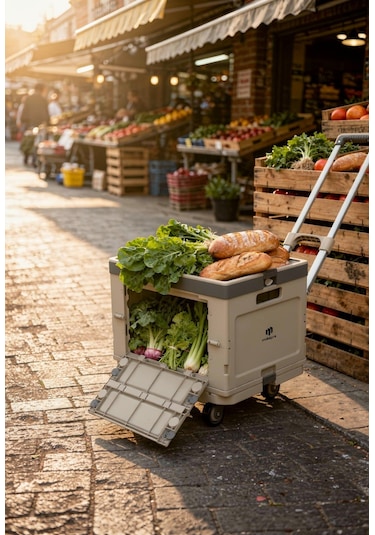 Sc60 60kg Katlanır Market Arabası