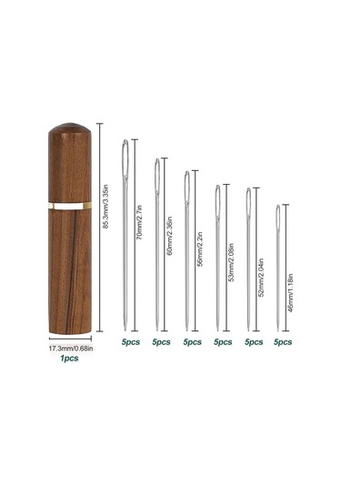 Suntek 30x Büyük Göz Keskin El Dikiş Pimleri Dıy El Sanatları Saklama Kutusu Ile Yapımı