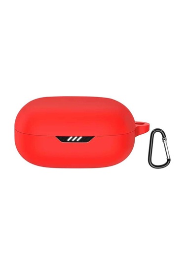 Kırmızı Jbl W300 Tws Travel İçin Darbeye Dayanıklı Kablosuz Kulaklık Kılıfı Yumuşak Şarj Kutusu Kapağı