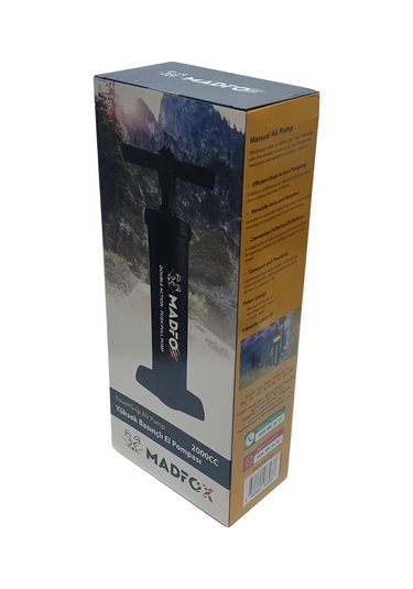 Madfox Powergrip Air Pump Yüksek Basınçlı El Pompası Çok Renkli