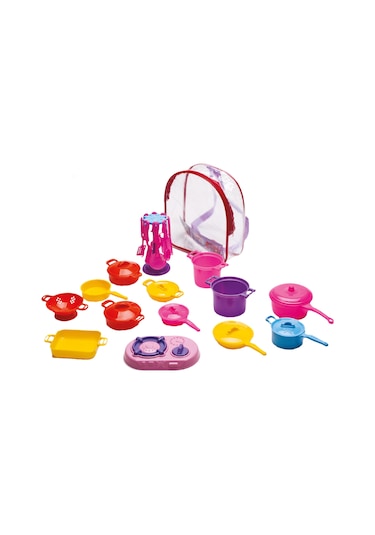 Güçlü Toys 2351 Büyük Yemek Seti Sırt Çantalı