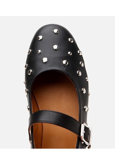 Hotiç Kadın Deri Siyah Taşlı Babet 01ayh304760a100 Siyah