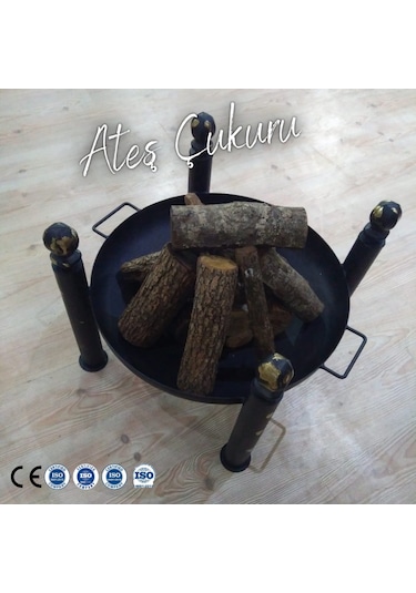 Ozystove Ateş Çukuru Bahçe Şömine 100 Cm