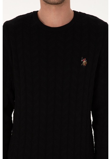 U.s. Polo Assn. Erkek Siyah Kazak /triko 50307836-vr046 Siyah