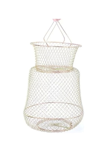 Captain Tel Livar Balık Sepeti 12mm Göz 25x35 cm