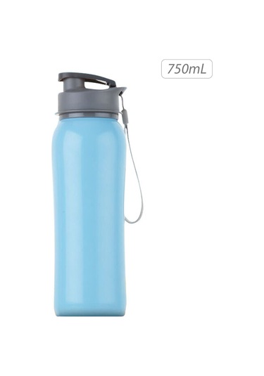 Yaleker 750ml Paslanmaz Çelik Spor Su Şişesi - Sızdırmaz, Taşıma Askılı, Hiking Ve Spor İçin Diğer