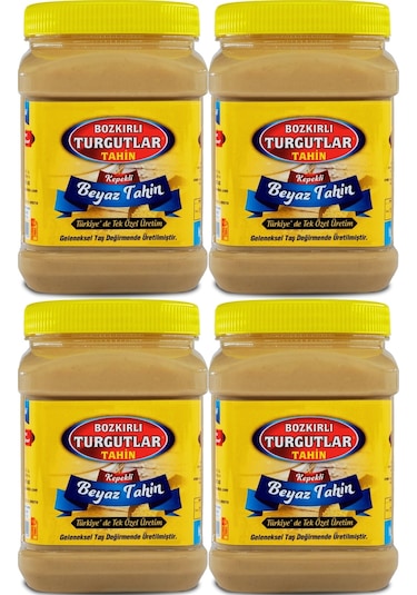 Bozkırlı Turgutlar Kepekli Beyaz Tahin 4 x 930 G