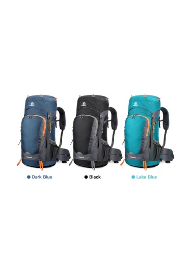 Ranyeek 65l Nilon Montaj Masağı, Su Geçirmez Outdoor Kamp Hiking Sırt Çantası, Yağmur Korumalı Çok Renkli