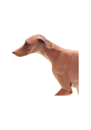 Homyl Gerçekçi Köpek Heykelciği Simülasyon Modeli Sarı