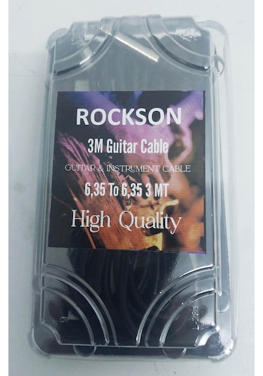 Rockson 3 Metre Hazır Kutulu Gitar Kablosu