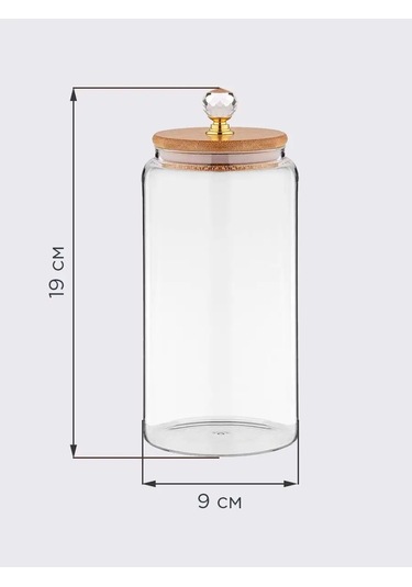 Agness Kristall Cam Kavanoz 750 Ml Kapaklı 151480646