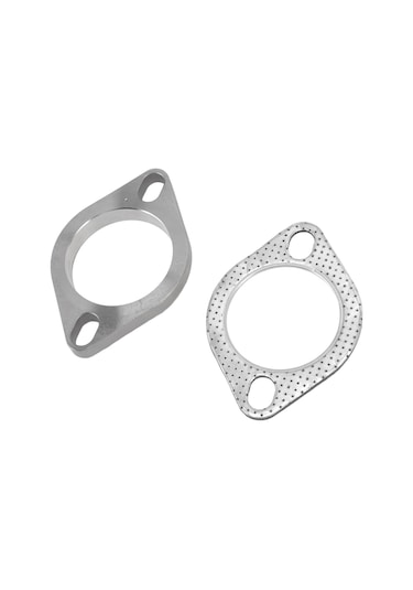 Hombey Stainless Steel Exhaust Flange Connection Kit - 2.5" 63mm - Universal Fit For Downpipe, Catback, Headers - High Sealing, Noise Reduction Tu-fln25